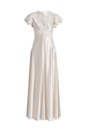 Abito in raso avorio ALBERTA FERRETTI | V042216270002